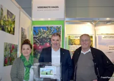 Tina Neukirchner, Rolf Weber und Karl-Alois Berner von Vereinigte Hagelversicherung 